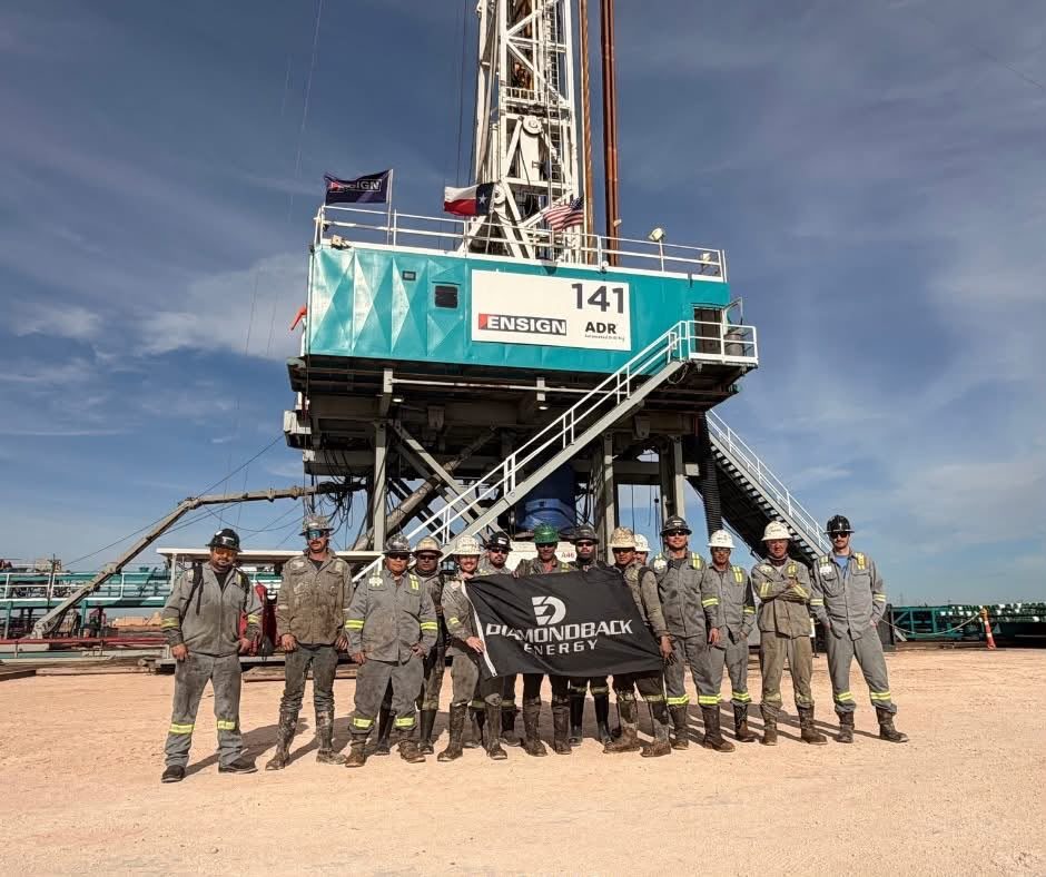 Ensign crew on a drilling rig